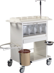 MS01530 PANSUMAN ARABASI - TEDAV� ARABASI (  PASLANMAZ �EL�KTEN ATIK KABI TROMEL YERL� �LA� HAZIRLAMA TEPS�L� ��P KABIYERL� ) 104*95*50CM  ( 900€ )+KDV ADRESE TESL�M