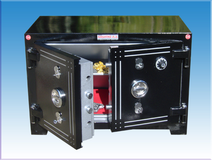 "     B100K2M14A ANKARA BANKO TİPİ KUYUMCU KASASI 80*100*60CM 1000KĞ ( 1499€ )+ KDV