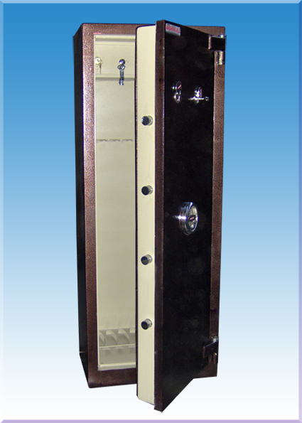 0165 KOLU 6 TÜFEKLİK YANGINA DAYANIKLI TÜFEK KASASI ( İÇİ DOLAPLI ÇELİK SİLAH KASASI   165*44*44CM 250KĞ ( 89.999TL )+KDV ADRESE TESLİM