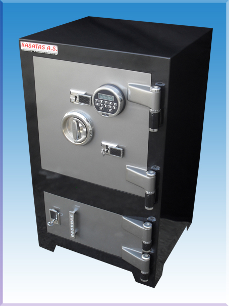 "** 0007ÇZE GERMANYSAFE ALMAN EV TİPİ 1 Cİ SINIF LÜKS  TANK ZIRHLI ALTI DOLAPLI ZİRKON TAŞLI KULPLU OKSİJENLE KESMEYE VE MATKAPLA DELMEYE KARŞI YÜKSEK GÜVENLİKLİ ÇELİK PARA KASASI  ( 2 ANAHTARLI VE ELEKTRONİK ŞİFRELİ OTOMATİK KİLİTLEME TERTİBATLI ) 85*50*45CM 250KĞ ( 39.999TL )+KDV