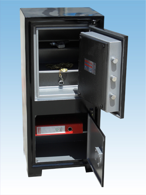 008MA KİLİS OFİS TİPİ ALTI DOLAPLI MEKANİK ŞİFRELİ VE ÖZEL MAYMUNCUK AÇMAZ ANAHTARLI ANAHTAR ALTI PİKLİ ÇELİK PARA KASASI 105*45*38CM 180KĞ ( 28999TL )+KDV ADRESE TESLİM
