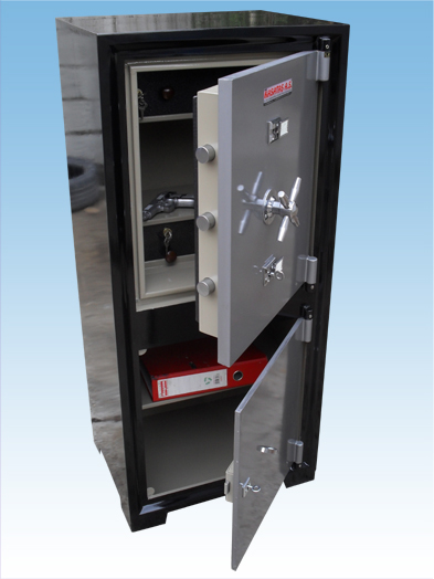 0010AÖK - 125 LİK KAPAK KALINLIĞI 8MM ÖZEL GAZİANTEP MODEL ALTI DOLAPLI MAYMUNCUK AÇMAZ 1.000.000 DA 1 BİRBİRİNE UYAN AVRUPA TİPİ ANAHTARLI ÇELİK PARA KASASI  125*55*45CM 260KĞ SADECE ( 39.999TL )+KDV ADRESE TESLİM