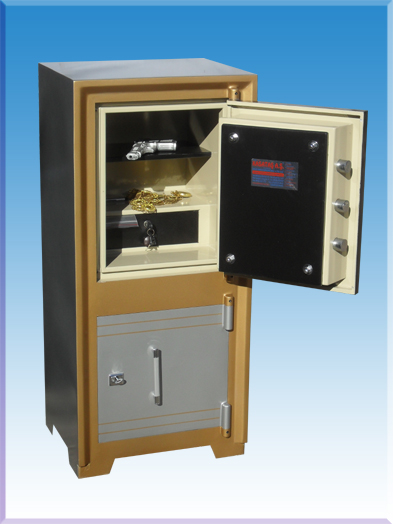 008AE - 105 LİK ANAHTAR TAŞIMA ZORUNLULUĞU OLMAYAN ALTI DOLAPLI ELEKTRONİK ŞİFRELİ ÇELİK PARA KASASI  105*48*39CM 180KĞ  SADECE ( 26999TL )+KDV ADRESE TESLİM