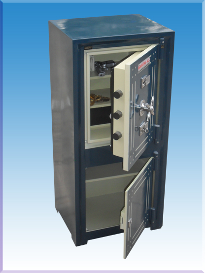 008AF OFİS TİPİ MAVİ RENK ÖZEL ANAHTARLI ÇELİK PARA KASASI 105*49*38CM 180KĞ ( 26999TL )+KDV ADRESE TESLİM