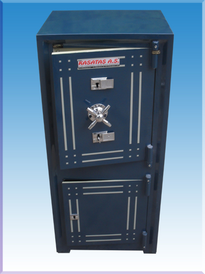 008AF OFİS TİPİ MAVİ RENK ÖZEL ANAHTARLI ÇELİK PARA KASASI 105*49*38CM 180KĞ ( 26999TL )+KDV ADRESE TESLİM