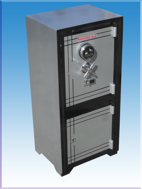 "      008PEÖ OFİS TİPİ ANAHTAR TAŞIMA ZORUNLULUĞU OLMAYAN  PARMAK İZİ İLE AÇILAN TUŞLU ELEKTRONİK ŞİFRELİ ALTI DOLAPLI ÇELİK PARA KASASI  105*48*39CM 180KĞ ( 28.999TL )+KDV ADRESE TESLİM