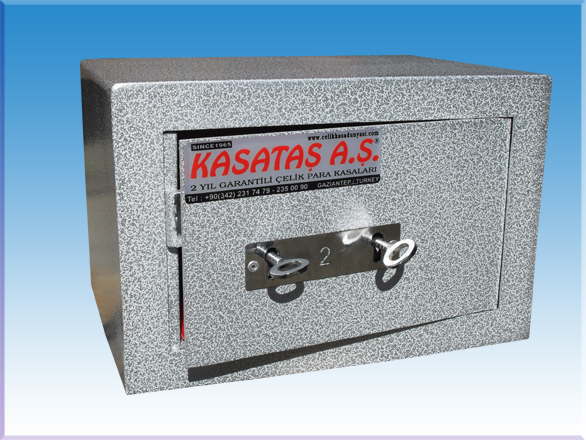 * 1 GÖZLÜ ÇİFT ANAHTARLI İKİ ANAHTAR BİR ARAYA GELMEDEN AÇILMAYAN MODELDE OTEL ODA EMANET KASASI 20*30*20CM 7KĞ ( 8999TL )+KDV ADRESE TESLİM