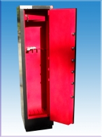 İZMİR ALİAĞA TİPİ 6 TÜFEK YERLİ ÇELİK TÜFEK KASASI ( 6 SÜRGÜLÜ İÇİ KADİFE BOYA KAPLI MODEL ) 156*38*38CM 100KĞ ( 1499€ )+KDV ADRESE TESLİM