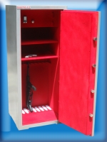 - TUNCELİ ÜNİVERSİTESİ TİPİ 10 MP5 TÜFEKLİK  İÇİ DOLAPLI 2 SEYYAR RAFLI 2 ANAHTARLI TÜFEK KASASI DIŞ ÖLÇÜSÜ 135*55*50CM İÇ ÖLÇÜSÜ 125*45*40CM 120KĞ ( 88.950TL  )+KDV