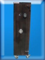 0165TK1E1A ANKARA TİPİ 4 TÜFEK YERLİ 3 SEYYAR RAFLI İÇİ KADİFE KAPLI DOLAPLI ELEKTRONİK ŞİFRELİ VE ÖZEL ANAHTARLI DÖNER TEKERLİ YANGINA DAYANIKLI TÜFEK VE PARA KASASI 165*45*40CM 250KĞ ( 89.999TL )+KDV ADRESE TESLİM