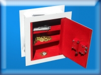 - 046AÖ  BALIKESİR BANDIRMA TİPİ ÖZEL ANAHTARLI STANDART ANKASTRE GÖMME DUVAR KASASI 39*46*14cm 18Kg ( 259€  )+KDV ADRESE TESLİM