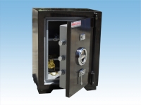 003AV OFİS TİPİ TEKKAPILI VENGE RENK CEVİZ BOYALI 2 ANAHTARLI YÜKSEK GÜVENLİKLİ ÇELİK PARA KASASI 60*44*32CM 150KĞ ( 600€ )+KDV ADRESE TESLİM