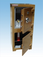 0010AY - 125 LİK GAZİANTEP MODEL ALTI DOLAPLI ALTIN RENGİ YAPRAK MENTEŞELİ ÖZEL 1.000.000 KOMBİNASYONLU ANAHTARLI ÇELİK KASA  125*55*45cm 250Kg  Sadece ( 59999TL  )+KDV ADRESE TESLİM