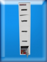 5 GÖZLÜ İSTANBUL AGS TİPİ EMANET KASASI 125*25*20CM 30KĞ  ( 499€ )+KDV ADRESE TESLİM