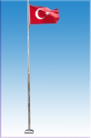 " 10 METRELİ TCDD ÇOBANBEY İSTASYONU TİPİ 304 KALİTE KESİNLİKLE PASLANMAZ KROM BAYRAK DİREĞİ PASLANMAZ ÇELİK ( 999€ )+KDV ADRESE TESLİM