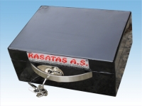 010EL ADANA TİPİ YÜKSEK GÜVENLİKLİ ZIRHLI EL KASASI 10*24*18CM 3410GR ( 389€ )+KDV ADRESE TESLİM