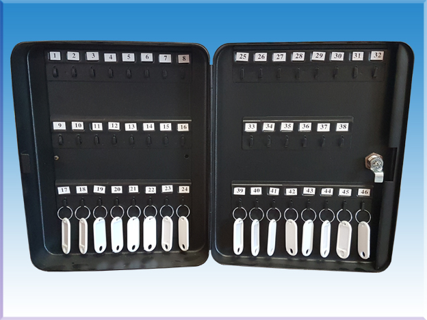 " 46 ANAHTAR TAKMA YERLİ BANKA KİRALIK KASA ANAHTARLI ANAHTAR SAKLAMA KUTUSU ( KEY BOX CABİNETS  ) 35*30*8CM 3KĞ ( 199€ ) ADRESE TESLİM