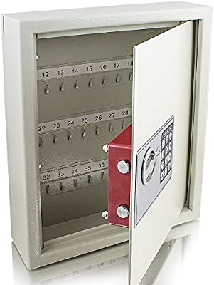 ."*   KREM RENK DASH TİPİ 40 ANAHTARLIK ELEKRONİK ŞİFRELİ ACİL AÇMA İÇİN METAL ANAHTARLI ELEKTRONİK ANAHTAR DOLABI ( KASASI ) 40*35*10CM 7KĞ ( 8999TL )+KDV ADRESE TESLİM