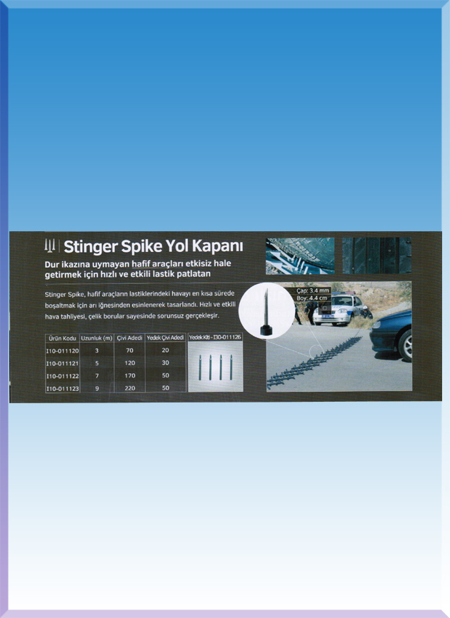 STİNGER SPİKE YOL KAPANI ( 999EURO )+KDV ÜCRETSİZ KARGO