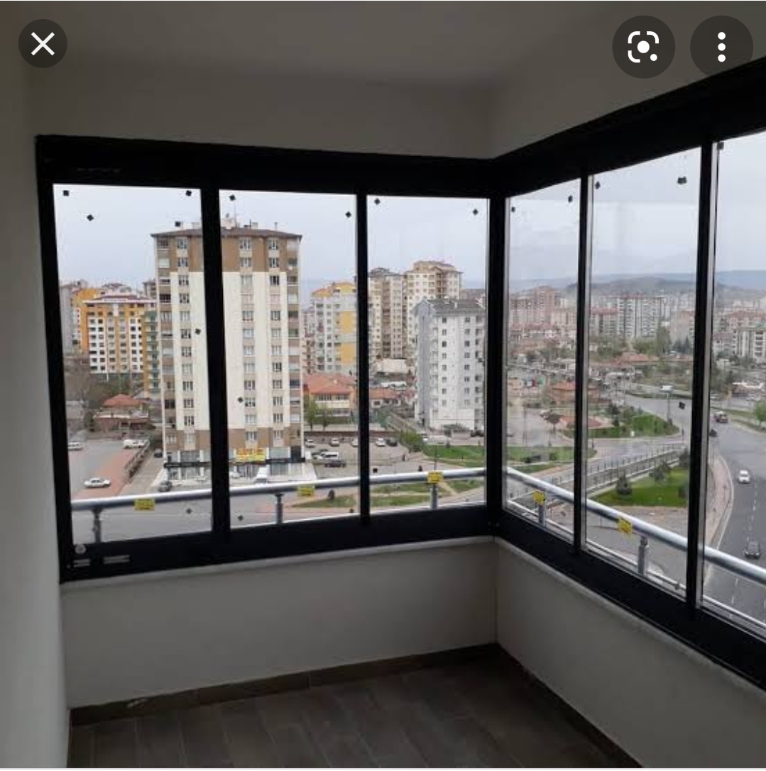 ISI CAMLI ÇİFT CAM CAM BALKON 1 METRESİ ( 999€ )+KDV