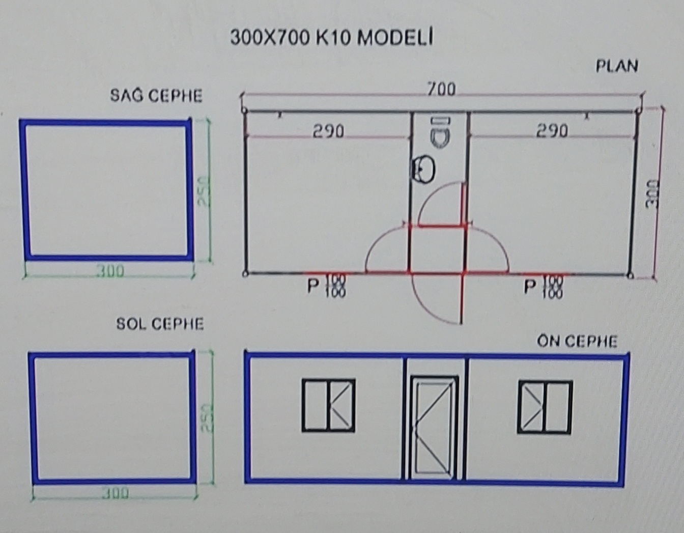 300*700CM WCLİ BANYOLU LAVABOLU DEPREM KONTEYNERİ ( 99999TL )+KDV GAZİANTEP MERKEZ FABRİKA TESLİM