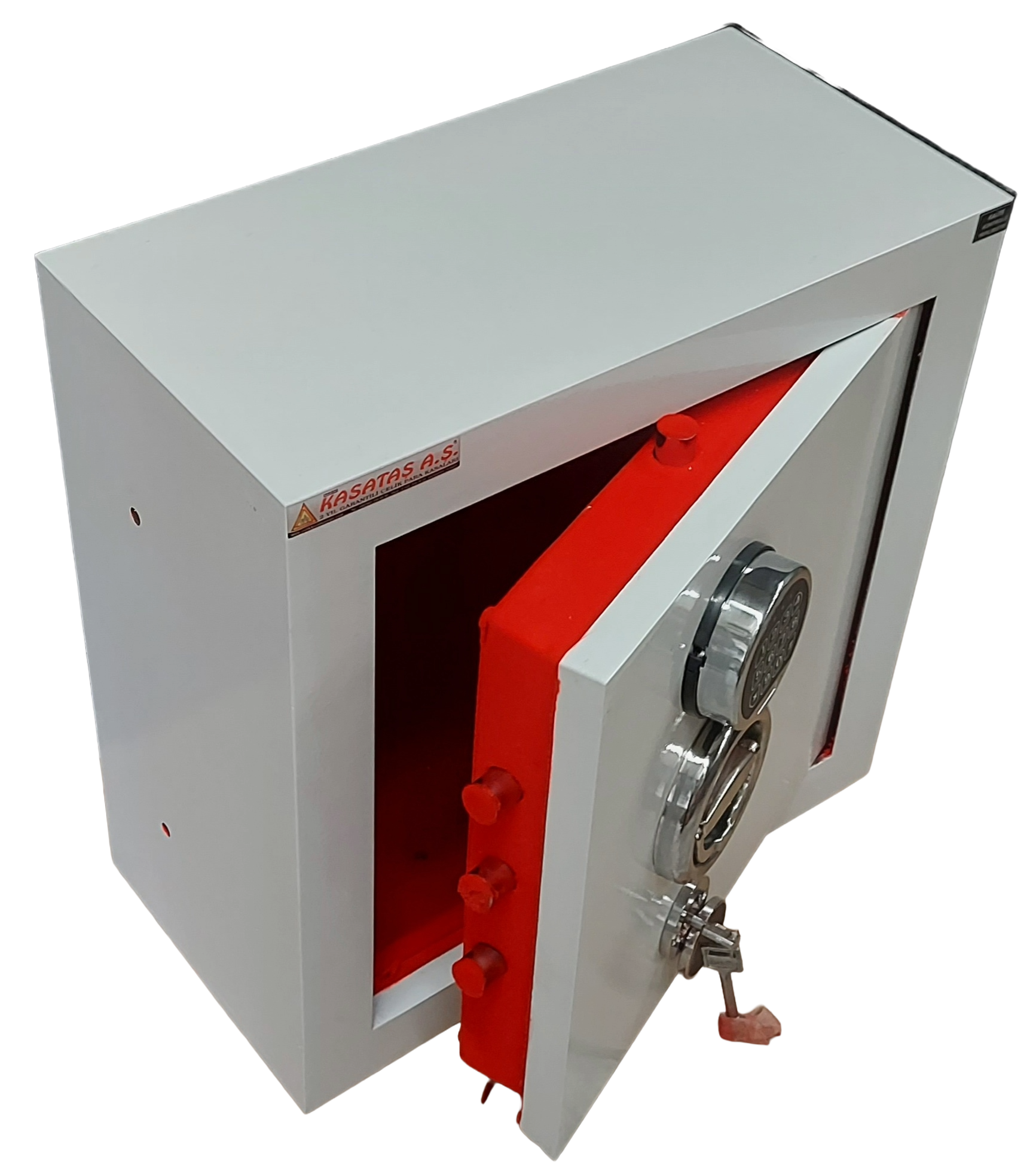 050DASH BODRUM TİPİ KOMPLE 15MM ÖZEL ELEKTRONİK ŞİFRELİ VE ÖZEL ANAHTARLI ANKASTRE GÖMME DUVAR KASASI 50*50*25CM 64KĞ  ( 899€ )+KDV ADRESE TESLİM
