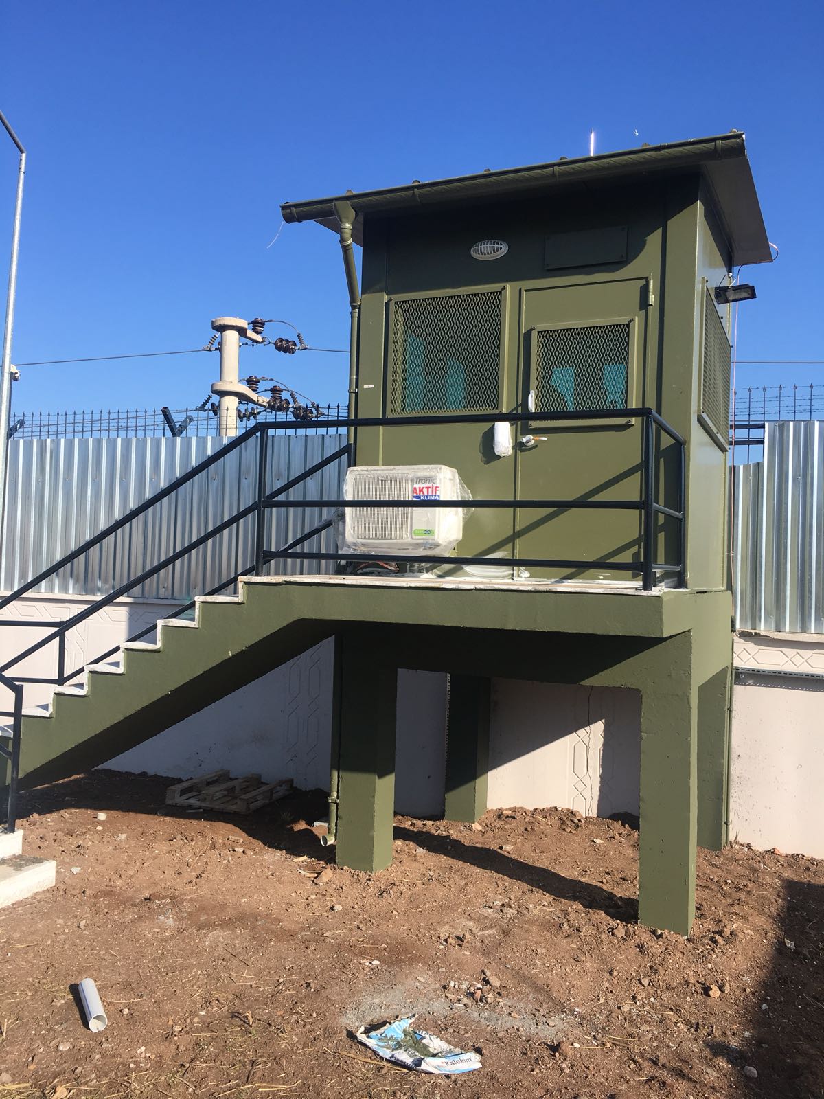 DİYARBAKIR TİPİ BR7 BALİSTİK KURŞUN GEÇİRMEZ ÇELİK NÖBET KULÜBESİ İÇ ÖLÇÜSÜ 240*200*200CM 11.250KĞ ( 899.999TL )+KDV