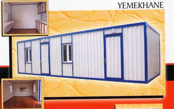 Prefbrik Mutfak ve Yemekhane Konteyner 206*300*700cm ( 2900€ )+kdv Kargo Dahildir *KAMPANYALI ÜRÜN*