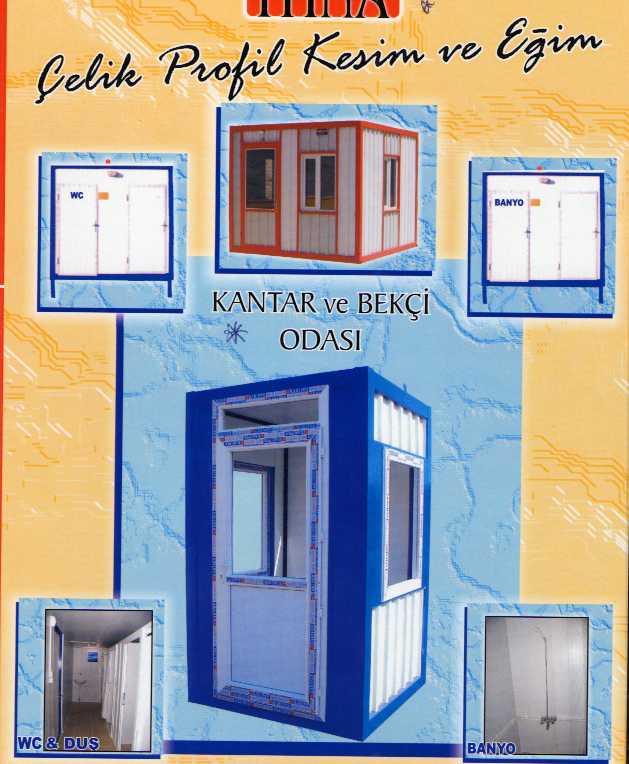 Prefbrik Konteyner Kantar Bekçi Odası  260*150*150cm ( 1750€ )+KDV ADRESE TESLİM