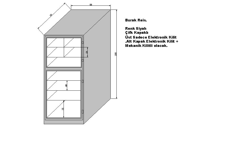 0016XPDD 180 'lik SÜPER ÖZEL TAM ZIRHLI İKİ KAPILI ALT KASA ÜST KASA MODEL ZIRHLI KOCAELİ ÇELİK KASA 180*80*75cm 1500Kg( 2390€ )+KDV ADRESE TESLİM