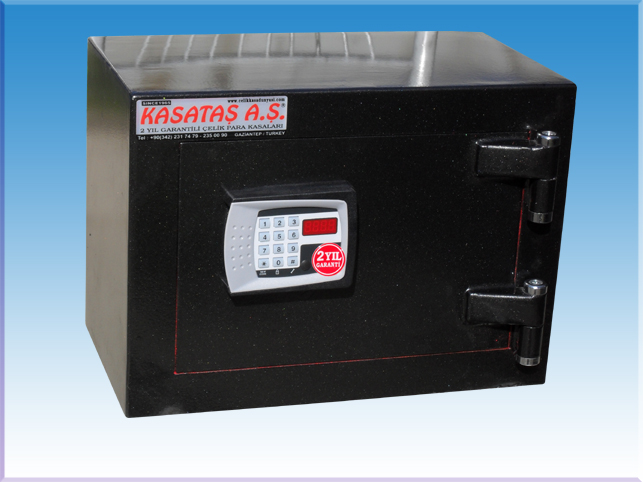 0030E OFİS TİPİ TAM DİJİTAL ELEKTRONİK ÇELİK PARA KASASI ( ACİL AÇMA ANAHTARLI ) 30*40*25CM 33KĞ ( 499€ )+KDV ADRESE TESLİM