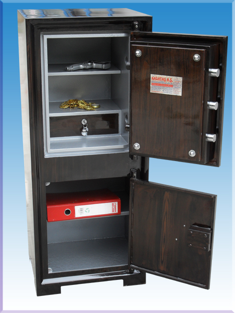 009ACEVİZ OFİS TİPİ ABANOZ RENK ANAHTARLI ÇELİK PARA KASASI 115*48*40CM 200KĞ ( 28999TL )+KDV ADRESE TESLİM
