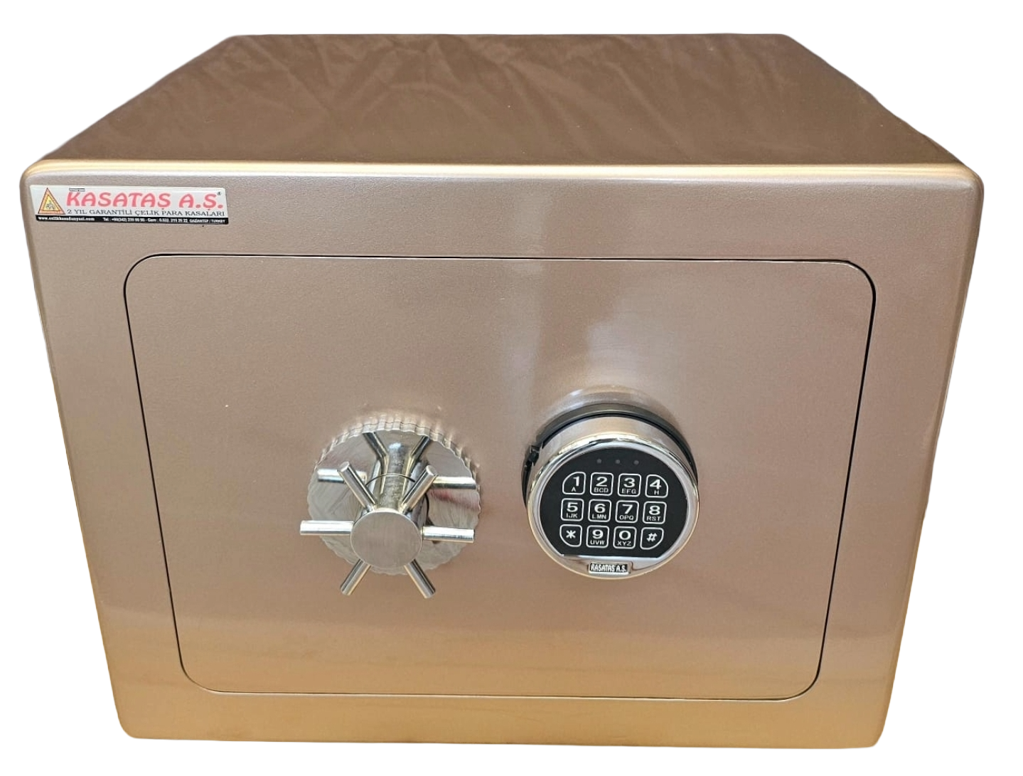 "      001EACK TİPİ EV VE OFİS TİPİ KOMPLE 10MM ZIRH ÇELİKLİ ELEKTRONİK ŞİFRELİ YILDIZ KOLLU RADÜSLÜ KAPAKLI İÇİ KALİTELİ KADİFE KAPLAMA ÇELİK PARA KASASI 40*50*40CM 97KĞ ( 999€ )+KDV ADRESE TESLİM