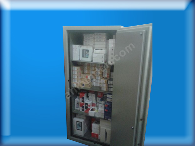 0014A OFİS TİPİ CEP TELEFONU SAKLAMA KASASI 170*70*50CM 300KĞ ( 1699€ )+KDV ADRESE TESLİM