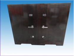 B126DOLAP MARDİN KUYUMCU TİPİ HERYANI 10MM KALINLIKTA PLATİNLİ 2 ÖZEL ANAHTARLI TEK KILIFLI 2 PARÇADAN OLUŞAN ÇELİK KUYUMCU KASASI 126*160*40CM ( 2999€ )+KDV ADRESE TESLİM