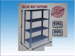 " ÇELİK RAF SİSTEMLERİ 186*93*31CM ( 4999TL )+KDV ÜCRETSİZ KARGO