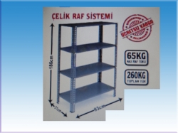 " ÇELİK RAF SİSTEMLERİ 186*93*31CM ( 299TL )+KDV ÜCRETSİZ KARGO