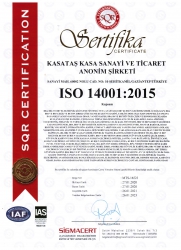 . 2023 E KADAR GEÇERLİ ISO 140001:2015 BELGEMİZ