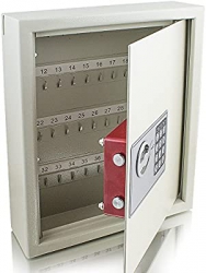 ."*   KREM RENK DASH TİPİ 40 ANAHTARLIK ELEKRONİK ŞİFRELİ ACİL AÇMA İÇİN METAL ANAHTARLI ELEKTRONİK ANAHTAR DOLABI ( KASASI ) 40*35*10CM 7KĞ ( 8999TL )+KDV ADRESE TESLİM