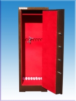 10 TÜFEKLİK  İÇİ DOLAPLI 2 ANAHTARLI TÜFEK KASASI 150*51*45CM 118KĞ ( 49.999TL  )+KDV