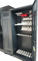 8 TÜFEK YERLİ 12 TABANCA YERLİ ÖZEL ÇELİK SİLAH DOLABI 195*100*40CM ( 2999€ )+KDV