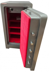 "          008HARUNELİPS7CM EV VE OFİS TİPİ YÜKSEK GÜVENLİKLİ RADÜSLÜ  7 CM TAM ZIRHLI PARMAK İZLİ ELEKTRONİK ŞİFRELİ VE 1 ÖZEL ANAHTARLI ÖZEL GİZLİ GÖZLÜ ÇELİK PARA KASASI 100*55*55CM 500KĞ ( 2999€ )+KDV