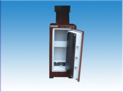 * Z0008ARKAEDIŞKUMB ANKARA TİPİ ARKADAN DIŞA ÇIKINTILI DIŞTAN KAPAKLI ZARF ATMA YERLİ ELEKTRONİK ŞİFRELİ İÇİNDE ÇEKMECELİ AHŞAP RENK KUMBARA KASA ( KUMBARA BOŞLUĞU 3*20CM ) 160-105*44*38CM 200KĞ ( 49.999TL )+KDV ADRESE TESLİM