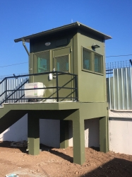 DİYARBAKIR  TİPİ BR7 BALİSTİK KURŞUN GEÇİRMEZ ÇELİK NÖBET KULÜBESİ İÇ ÖLÇÜSÜ 240*200*200CM 11.250KĞ ( 899.999TL )+KDV