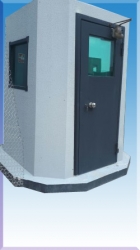 "   KULE ÜSTÜ TİPİ BR7 BALİSTİK ASKERİYE TİPİ KURŞUN GEÇİRMEZ ÇELİK NÖBET KULÜBESİ İÇ ÖLÇÜSÜ 240*120*120CM 10TON ( 349.999TL )+KDV   - MONTAJ DAHİL