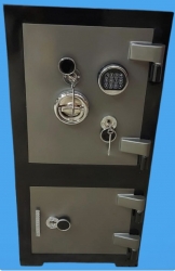 "         008ÇZME GERMANYSAFE ALMAN OFİS TİPİ OFİS TİPİ 1 Cİ SINIF LÜKS OKSİJEN KESMEZ KAPAKLI ANAHTAR ALTI MATKAP DELMEZ TANK ZIRHLI ( 2 ANAHTARLI VE ELEKTRONİK ŞİFRELİ OTOMATİK KİLİTLEME TERTİBATLI ) İÇİ RAFI KADİFE KAPLI TANK ZIRHLI ÇELİK PARA KASASI 105*50*45CM 350KĞ ( 1499€ )+KDV  ( OPSİYONEL DÜNYADA BİR İLK GPRS SİSTEMLİ ve KAMERA SİSTEMİ EKLENEBİLİNİR )