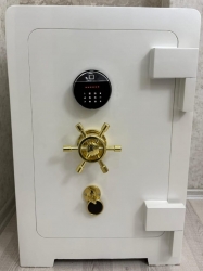 "     007HARUNELİPS7CM EV VE OFİS TİPİ YÜKSEK GÜVENLİKLİ ELİPS 7 CM TAM ZIRHLI PARMAK İZLİ ELEKTRONİK ŞİFRELİ VE ANAHTARLI ÇELİK PARA KASASI 80*55*55CM 400KĞ ( 1999€ )+KDV