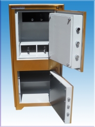 0010E2 HATAY 2016 MODEL 2 KAPAKLI 2 ELETRONİK ŞİFRELİ ANAHTARSIZ ÇELİK PARA KASASI 125*55*45CM 250KĞ ( 38.999TL )+KDV ADRESE TESLİM