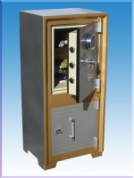 008AE - 105 LİK ANAHTAR TAŞIMA ZORUNLULUĞU OLMAYAN ALTI DOLAPLI ELEKTRONİK ŞİFRELİ ÇELİK PARA KASASI  105*48*39CM 180KĞ  SADECE ( 19999TL )+KDV ADRESE TESLİM