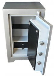 "          004THR  İZMİR TİPİ DOLAP İÇİ ÖZEL MAYMUNCUK AÇMAZ MATKAP DELMEZ 1.000.000DA 1 AÇILMA İHTİMALLİ ÖZEL ANAHTARLI ÇELİK PARA KASASI ( VEZNE KASASI ) 70*44*38CM 150KĞ ( 399€ )+KDV  ADRESE TESLİM